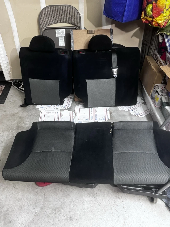 Honda Civic Si EP3 2003 escotilla OEM asientos traseros de tela Foto 1 de 1