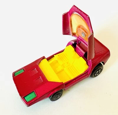 Vintage Matchbox Lesney 1973 Superfast No #39 Clipper Car Cromo Tubos Rosa Foto 1 de 4