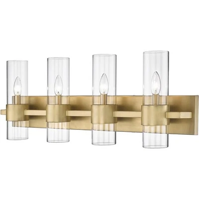 Z-Lite 343-4V-RB Lawson Bathroom Vanity Light Rubbed Brass - Image 1 of 4