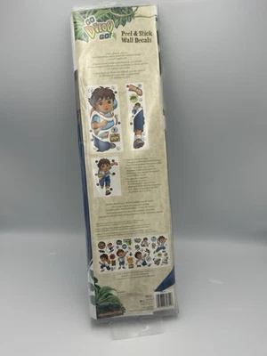 Calcomanías de pared vintage 2007 Go Diego Go Nickelodeon apliques de habitación nuevas de stock  Foto 1 de 4