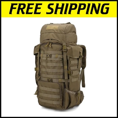 Mochila Grande Impermeable 70L con Acceso Frontal - Perfecta para Exploradores de Exterior Foto 1 de 4