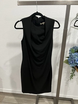 halston heritage Wool Blend Black Dress Sz 2 (item 11.3) - Image 1 of 4