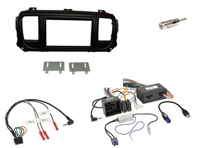 Radioset Lenkradadapter Doppel DIN Autoradio für Citroen Jumpy Spacetourer PDC - Bild 1 von 4