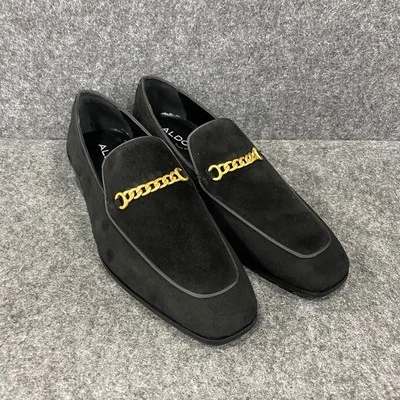 Mocasín sin cordones ALDO Umo para hombre talla US 7,5 abierto negro  Foto 1 de 4