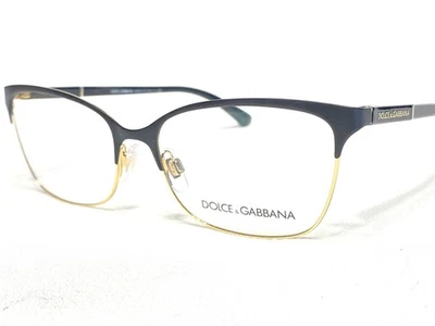 NUEVO Monturas de gafas Dolce & Gabbana DG1268 025 negras y doradas para mujer 54/16~140 Foto 1 de 4