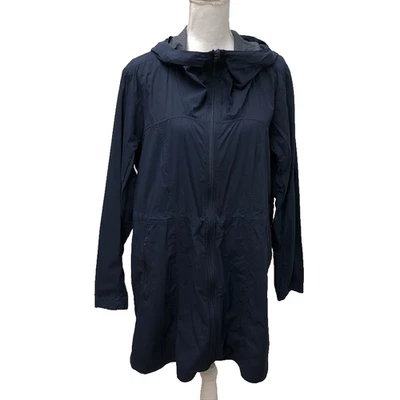 Chaqueta Athleta Overcloud Mujer XL Azul Aire Libre Senderismo Atletismo Activo Foto 1 de 4