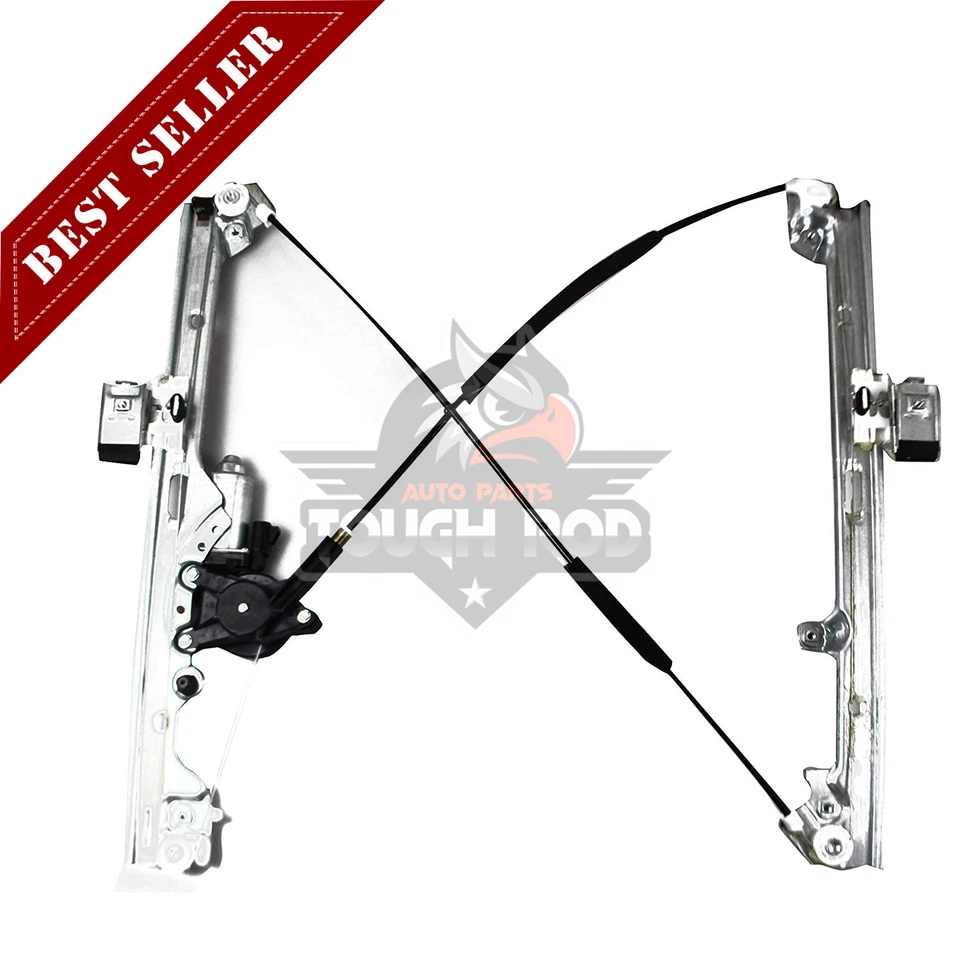 Regulador de ventana eléctrica lateral del pasajero con motor para Sierra Chevy Silverado 99-06 Foto 1 de 4