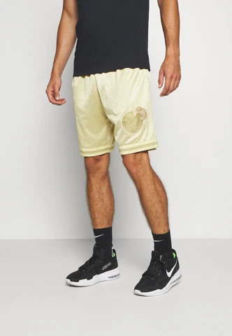Mitchell & Ness Ceballos Finley DIRK NASH MIDAS Golden SPARKLY SWINGMAN SHORTS Cover