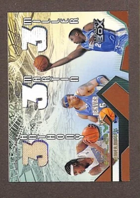 2004-05 豪华盒卡梅罗·安东尼·米勒·马丁三场比赛二手球衣/200 — 第 1/3 张图片