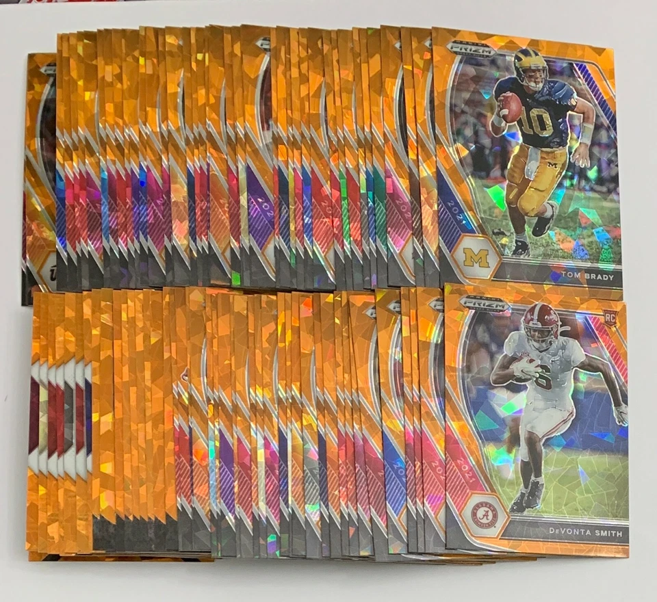 2021 Panini Prizm Draft Picks Football Orange Ice Parallel #1-200 You Pick PYC! - Image 1 of 1