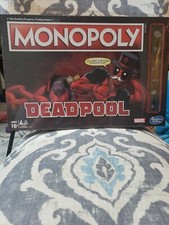 Marvel Deadpool Monopoly Board Game Parker Brothers Hasbro Complete