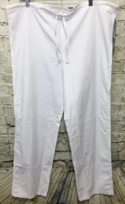 Новый с Ярлыками Dickies медицинская форма унисекс белый скраб брюки MT средний высокий 32» внутренний шов - Изображение 1 из 4