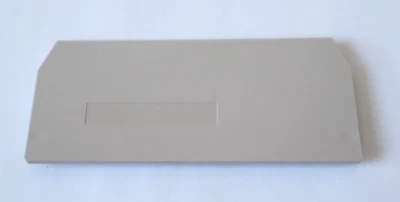 10 Stück WEIDMÜLLER Abschlussplatte - ZAP/TW 10/16 - dunkelbeige - NEU