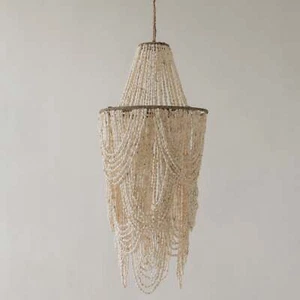 Lampadario a conchiglia design testa di rumba lunga - Foto 1 di 9