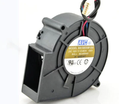 AVC BA10033B12U 12V 2.4A 1pc New Cooling Fan 9733 97x33mm - Bild 1 von 4