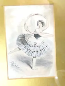 1845 Prints from Oil Paintings of Ballerinas Beauties by Guérard & Aubril Italy - Picture 1 of 10