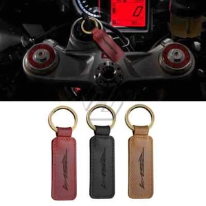 For Aprilia RSV4 Motorcycle keychain leather logo keychain keyring strap - Picture 1 of 8