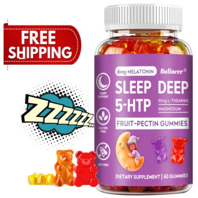 5-HTP, Schlaf- und Stressunterstützung, Entspannung, natürliches Fruchtaroma - Bild 1 von 4