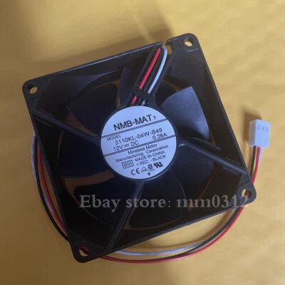 1pcs  NMB 3110KL-04W-B49 8025 8CM 12V 0.26A 3-wire speed cooling fan - Image 1 of 2