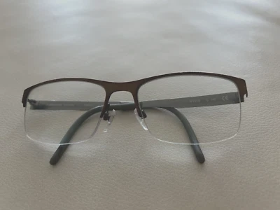 Marco Rodenstock R2319 TITANIUM 140/18/56 altura de lente 35, hecho en Alemania marrón Foto 1 de 4