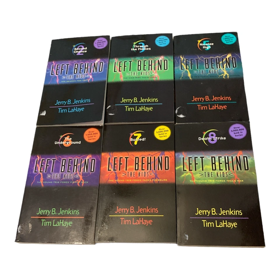 LEFT BEHIND Book Lot of 6 The Kids Series 2,3,5,6,7,8 Trade Paperback - Image 1 of 2