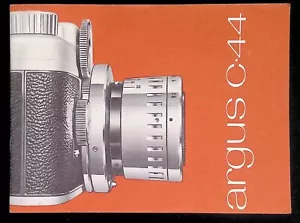 Original Kamera Anleitung/Handbuch: Argus C.44 - Bild 1 von 2