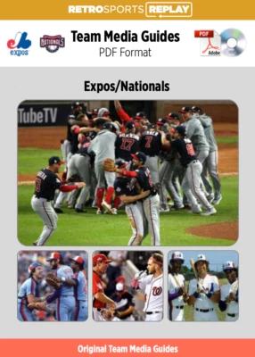Washington Nationals Expos Media Guides 1969-2024 Collection Lot 28 PDFs on USB - Image 1 of 4