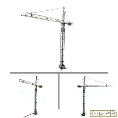 DAPR - TT:120 Model Scenery Building Kit - Motorised Tower Crane - Image 1 of 4