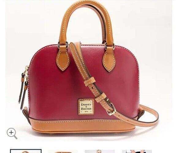 Bolso Bandolera Pequeño Micro Dooney & Bourke Wexford Cuero Guijarro Bitsy Cremallera Foto 1 de 4