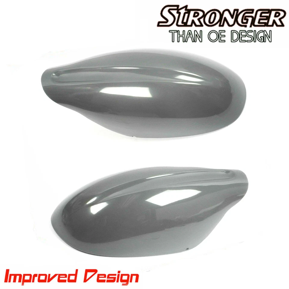 Mirror Cover Cap Pair For 02-06 Nissan Altima Non Painted Gray Left LH &Right RH - Image 1 of 4