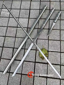 3 in 1 Reversible Sharp Sword Golden Stick High Carbon Steel Chinese Tang Dao - Picture 1 of 9