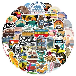 ⭐50 Stück Summer California Surfing Style Stickerbomb Aufkleber Sticker Set - Picture 1 of 5