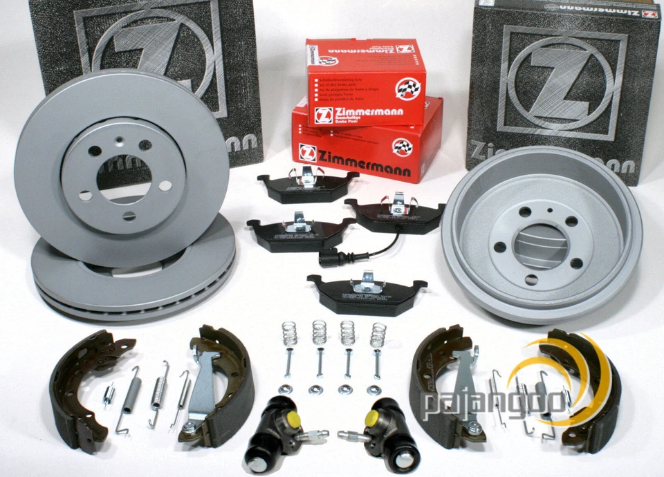 Zimmermann Bremsscheiben Bremstrommel Backen vorne hinten für Skoda Fabia III - Bild 1 von 4