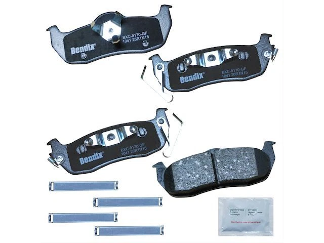 Juego de pastillas de freno traseras Bendix para Nissan Pathfinder 2004 78MPCQ Foto 1 de 1