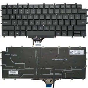 Laptop US Keyboard for Dell Latitude 15 9510 9520 2-in-1 Backlit 03R93D - Picture 1 of 6