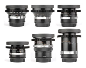 6x ZEISS Jena 20 25 35 50 80 135 'ZEBRA' Lens Set w/ CANON EF mount - Picture 1 of 8