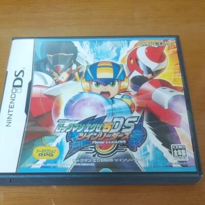 Rockman Exe 5 DS: Twin Leaders Nintendo DS Capcom Used Japan 2005 Video Game - Image 1 of 4