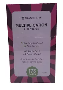 Think Tank Scholar 173 Multiplication Flash Cards Full Set, Games & Chart... - Picture 1 of 7