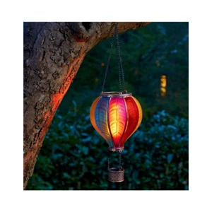 Smart Garden Solar Rainbow Flaming Balloon Hanging LED Lantern Light - 1080078 - Picture 1 of 4