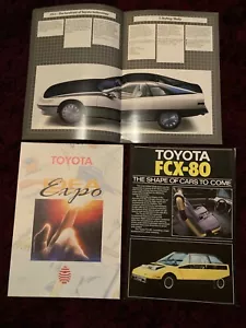 Folletos Toyota Concept Car x3 - FX-1, FCX-80 y modelos de Idea Expo - Imagen 1 de 2