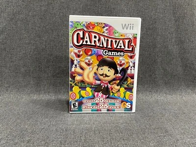 2010 Nintendo Wii - Carnival Games - Complete w/ Manual - Image 1 of 4