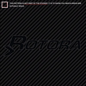 (2) ROTORA Sticker DieCut Decal JDM - Bild 1 von 1