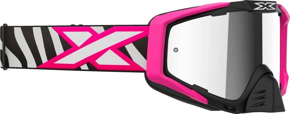 EKS BRAND OUTRIGGER GOGGLE FLO PINK/ZEBRA WITH SILVER MIRROR LENS - 067-60165 - Изображение 1 из 2