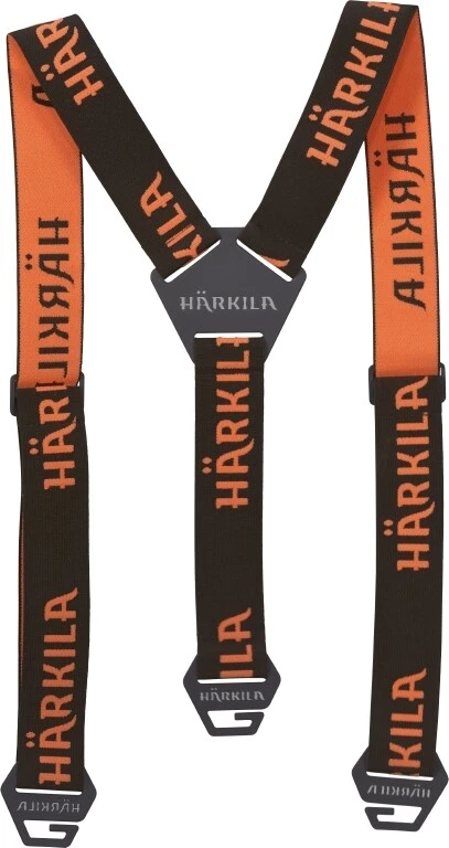 Harkila Tech Braces Shadow Brown Red Suspenders Hunting Leisure Shooting Strap