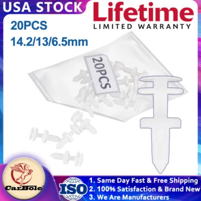 Clips de retención de panel de puerta de plástico de alta calidad de 20 piezas para Chevrolet GMC 15960325 Foto 1 de 4