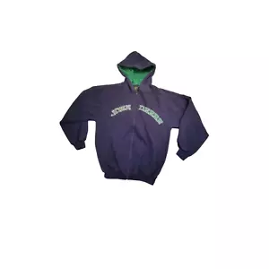 John Deere Kapuzenpullover Full Zip blau/grün Größe L 14/16 - Bild 1 von 5