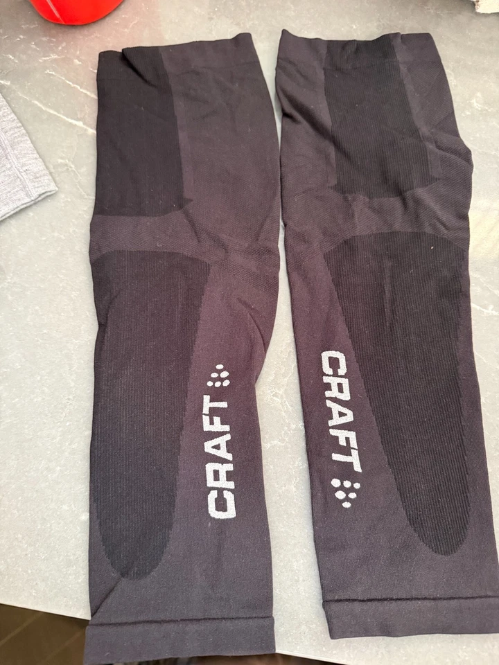 Calentador de brazo de ciclismo artesanal - negro, unisex, XL/XXL, nuevo sin etiquetas Foto 1 de 3