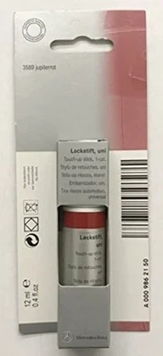 New Genuine Mercedes-Benz Touch-Up Paint Pen Brush Signal Red OE 000986215009356 - Image 1 of 4