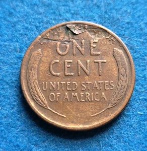 1944 LINCOLN CENT, DEFECTIVE PLANCHET, 🌟LAMINATION NICE🌟US ERROR-S - Picture 1 of 4