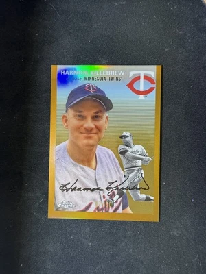 Harmon Killebrew 2023 Topps cromo platino aniversario refractor de oro/50 Foto 1 de 2